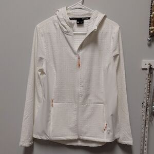 Spyder Women's Textured White Jacket, Size Medium